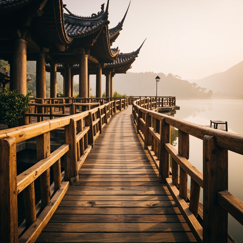杭州西湖景区防腐木观景平台工程案例
