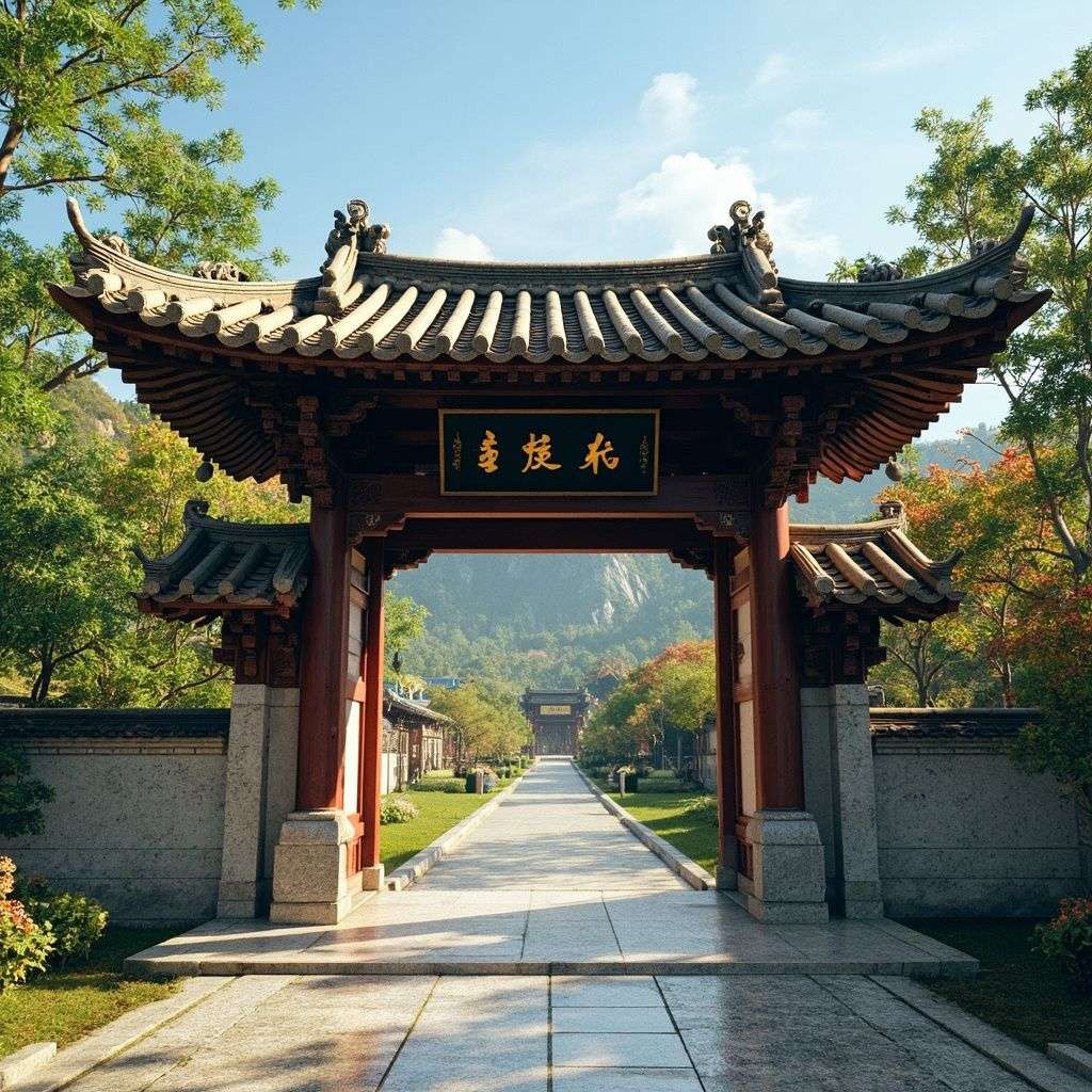 仿古门头大门