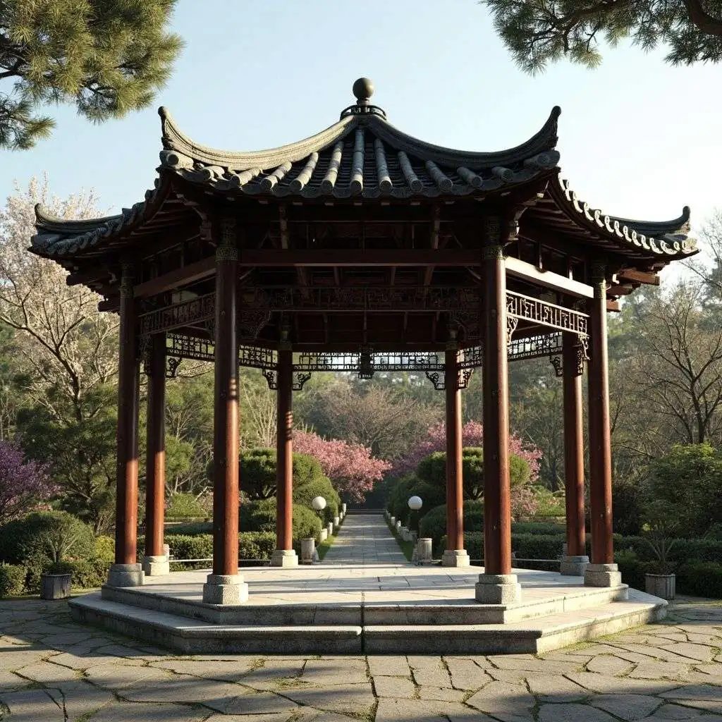 古建六角亭