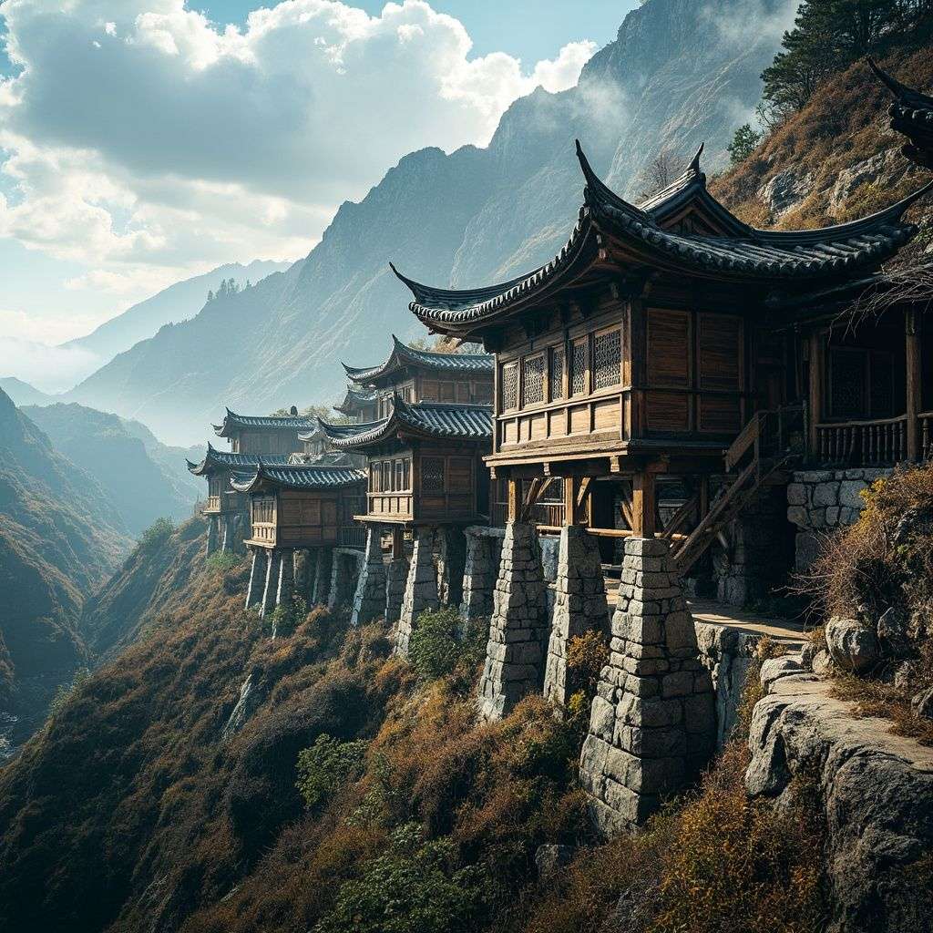 川西吊脚楼