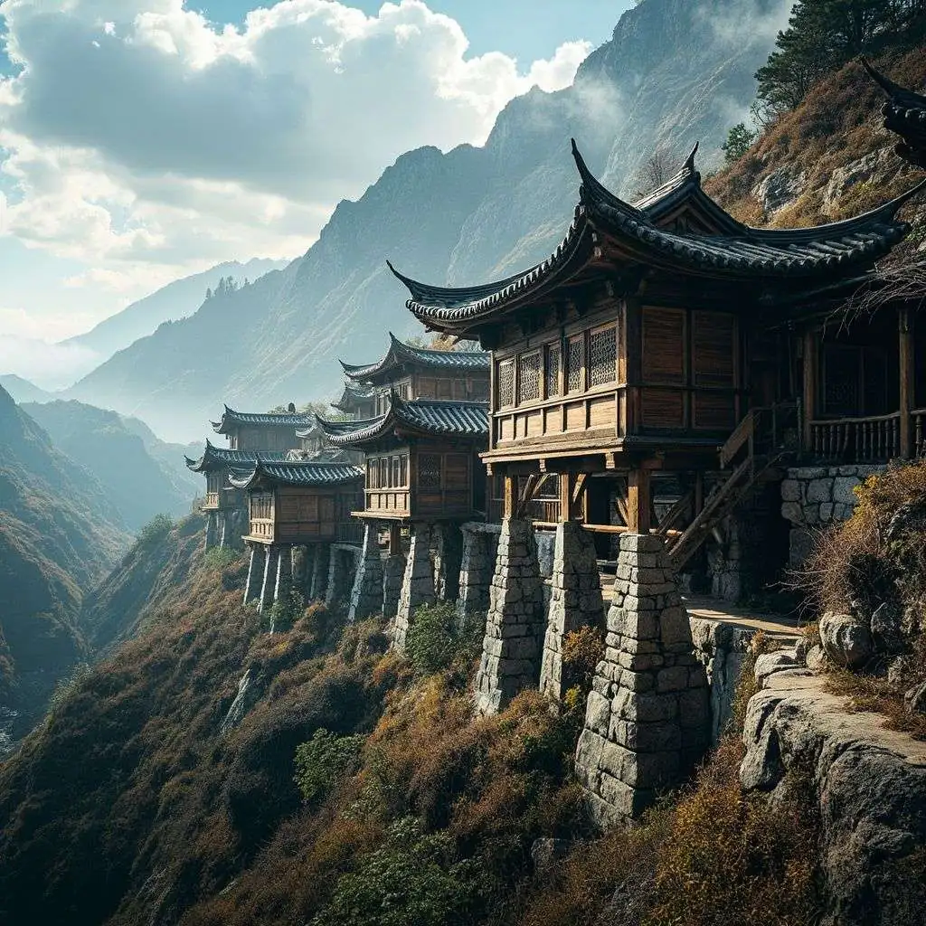 川西吊脚楼