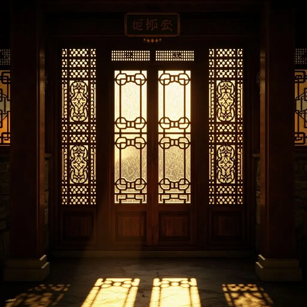 仿古门楼
