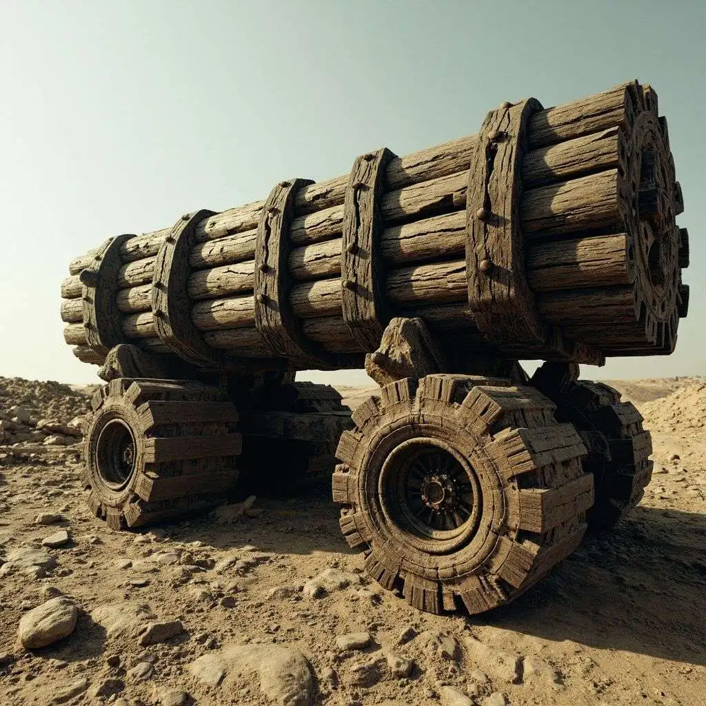古代城门撞车