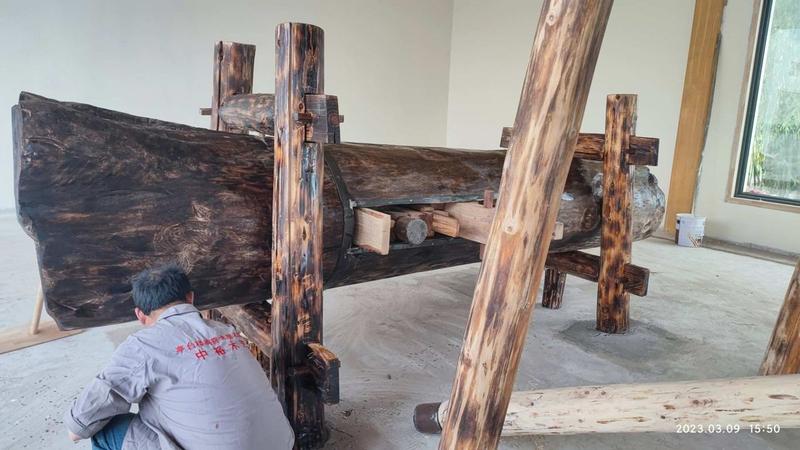 Antique Chinese Oil Press Manufacturer | Traditional Wooden Oil Extraction Machine for Sale