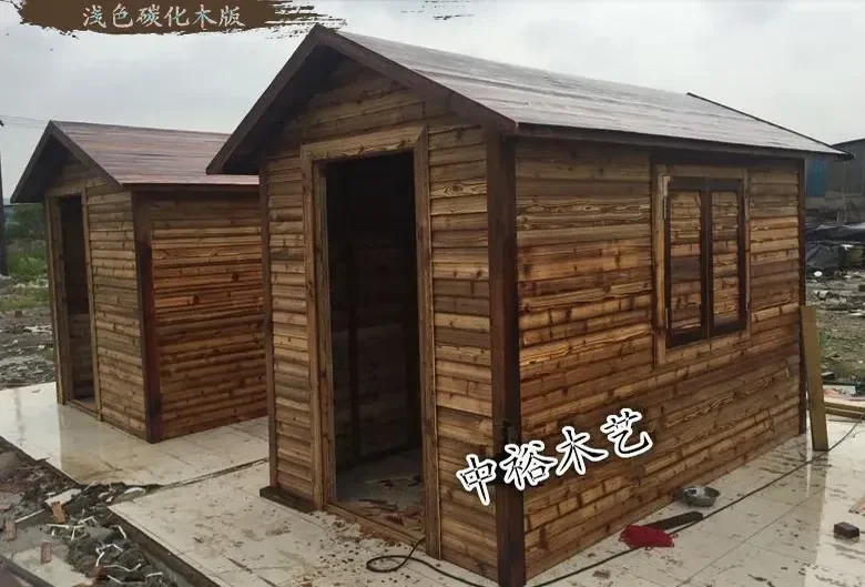 传统碳化木民宿木屋景区民宿户外景观木质结构传统工艺-民宿木屋古建民居定制厂家
