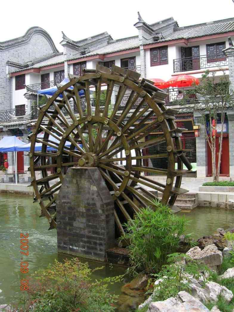 孝感仿古水车电动水车厂家