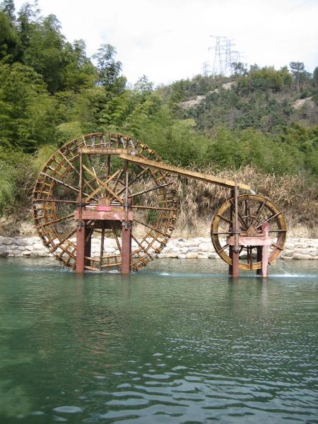 天津传统水力舂米榨油 景区研厂家