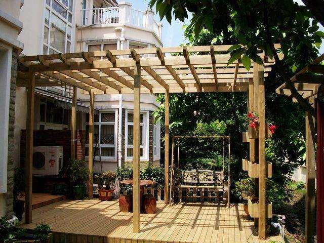 Wooden Pergola and Grape Arbor Manufacturer | ACQ Anti-Corrosion Trellis Wholesale