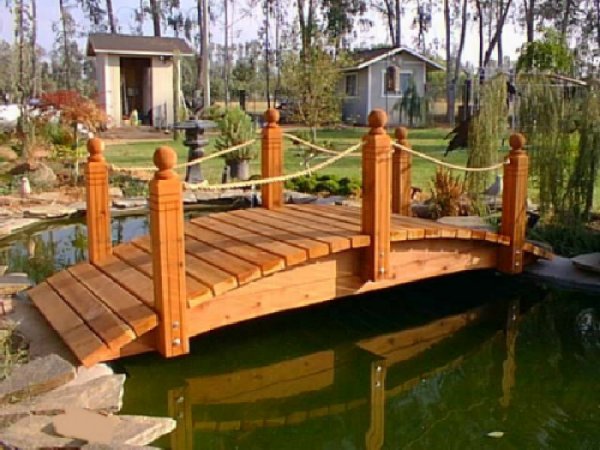 Wooden Arch Bridge Manufacturer | Custom Garden Landscape Footbridge for Parks