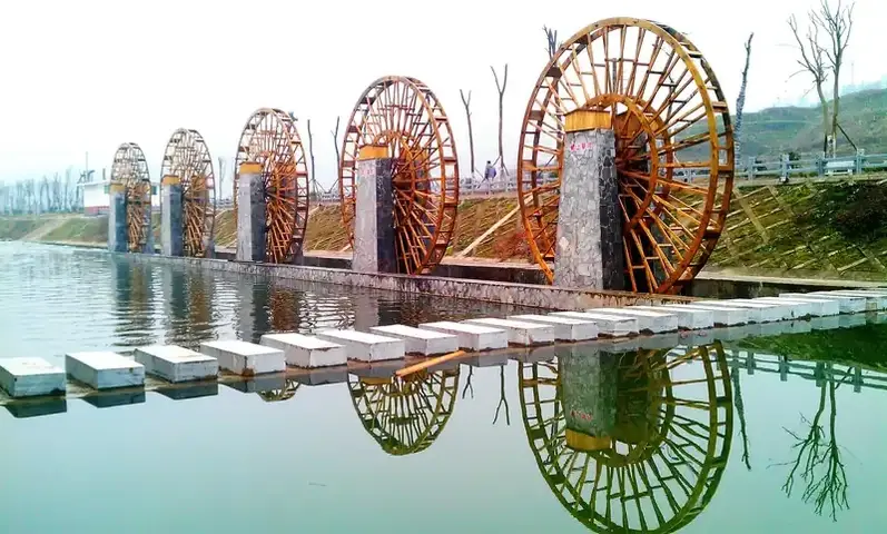 Water-Powered Trip Hammer Manufacturer | Ancient Chinese Wooden Forging Tool Working Replica