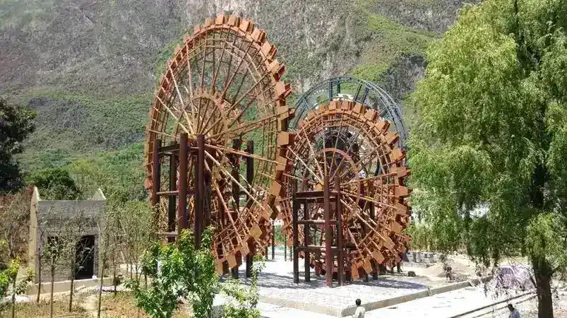 德阳仿古水车景观水车厂家