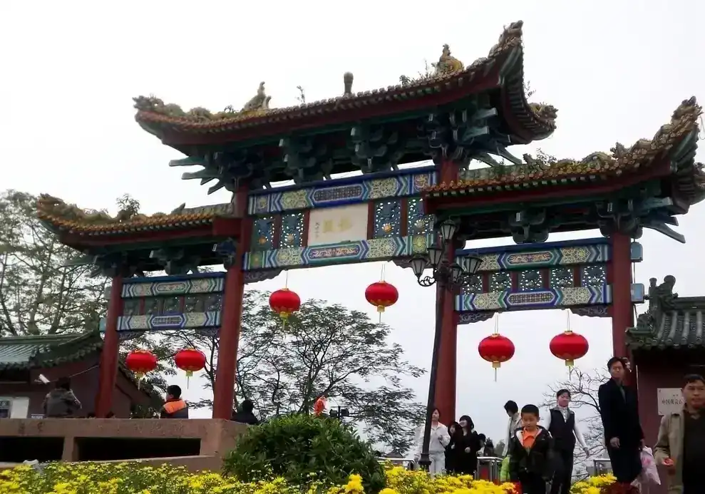 成都中式古建长廊花架 景区小厂家