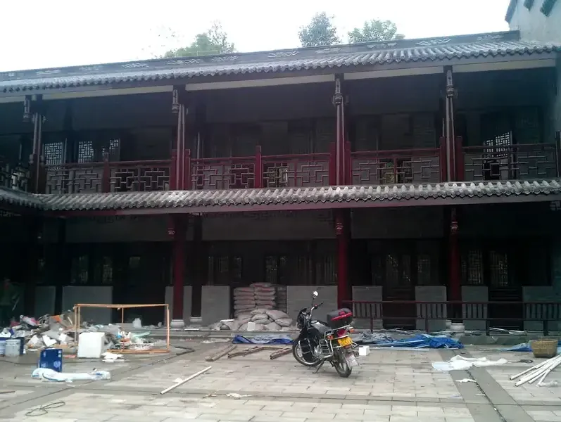 Antique Woodwork Customization House and Diaojiaolou in...