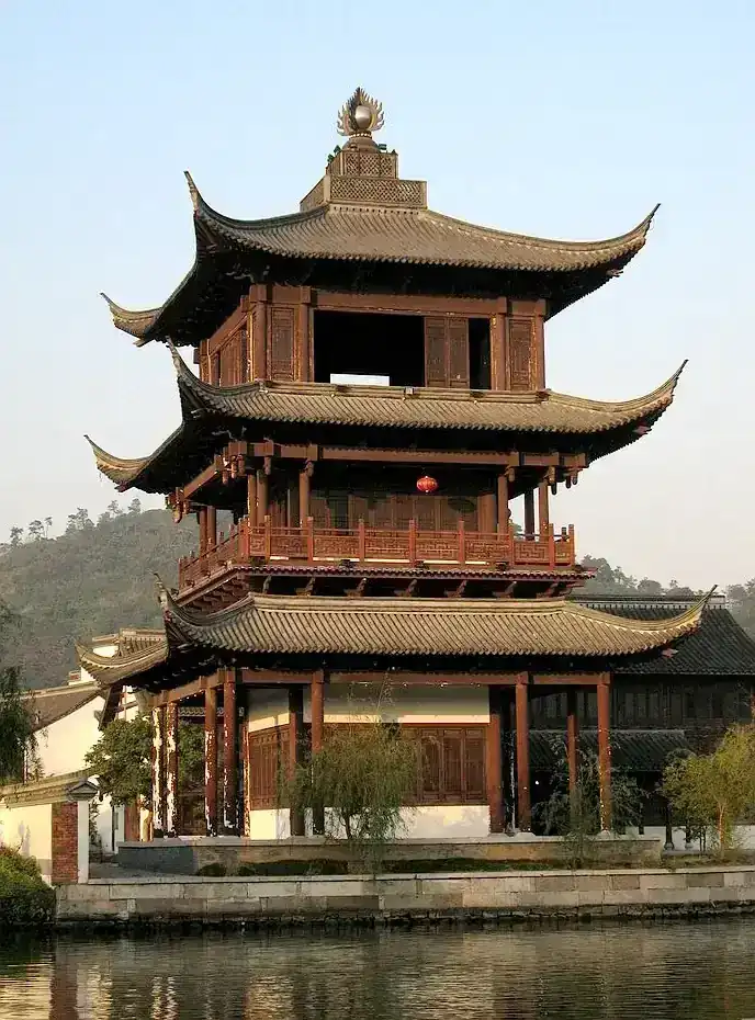 鄂州防腐木凉亭 防腐木栏杆厂家