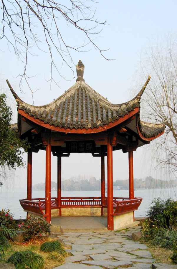 云南昭通级江一中三中 古建亭子