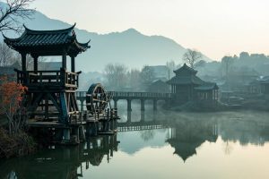 云南景观水车