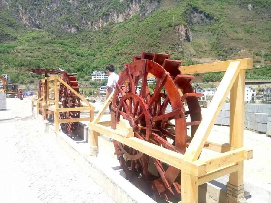广安 水车价格 景区水车厂家