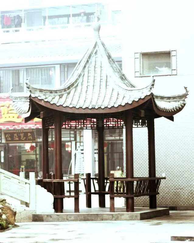 绍兴古建亭廊牌坊水榭定制厂家_研学教育基地古建凉亭多少钱