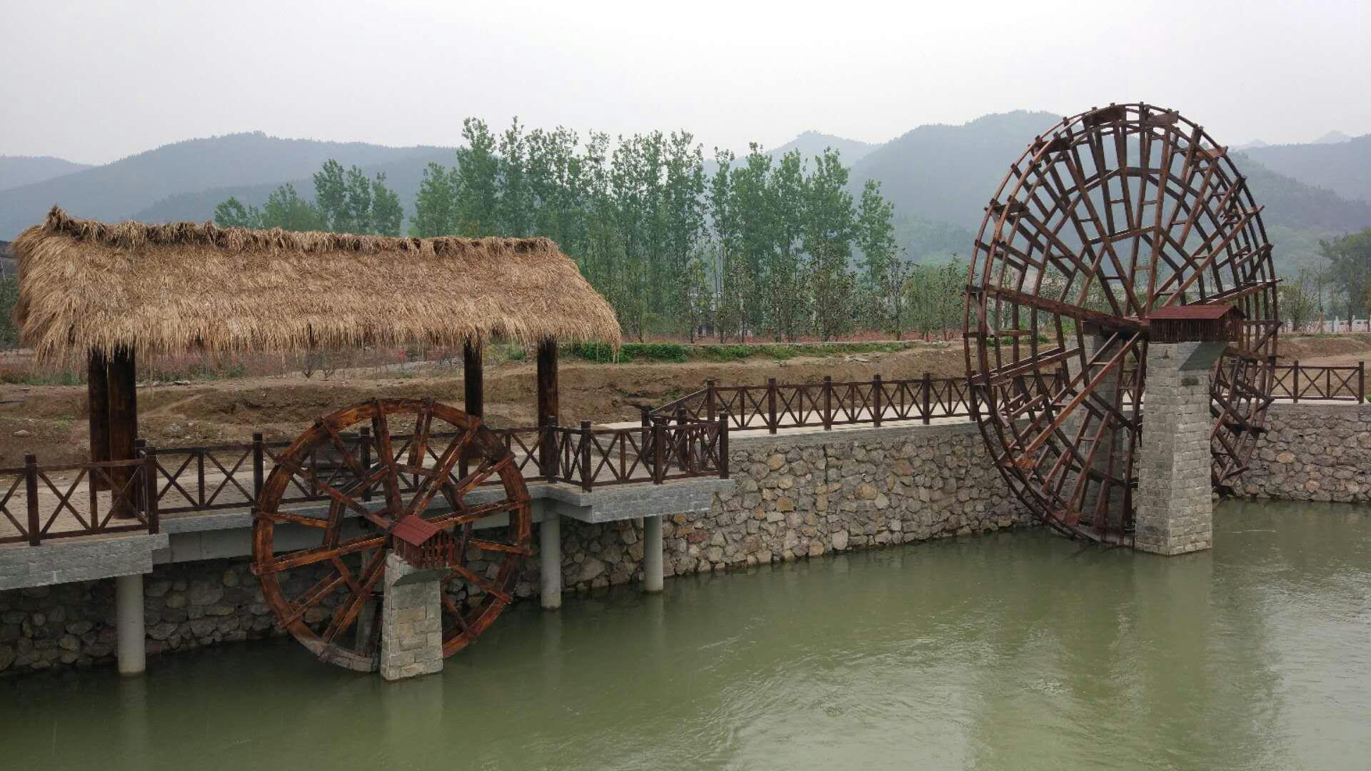 江西鹰潭龙虎山景区大型水车群 | 道教文化旅游景区水车景观