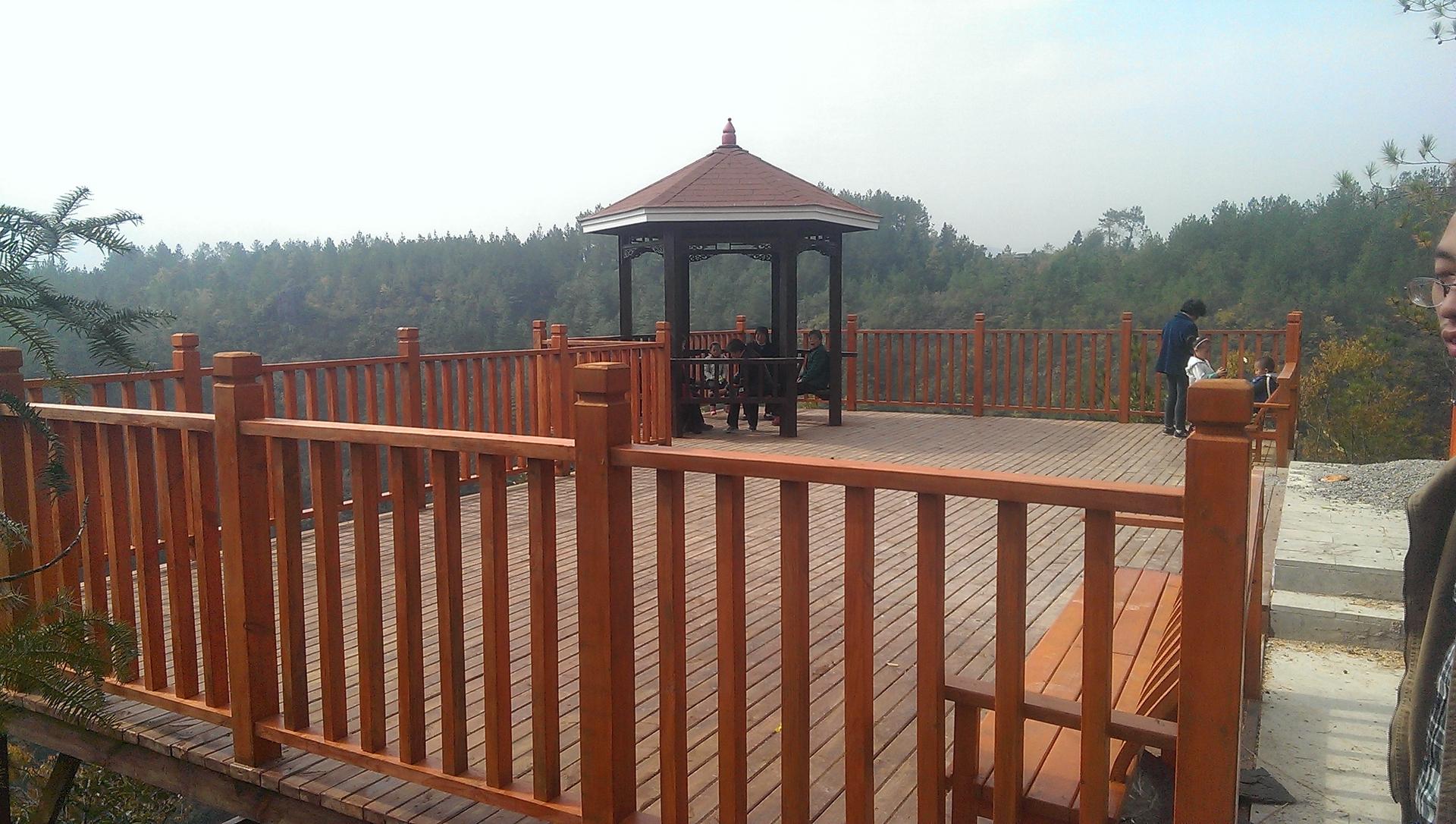贵州六盘水百车河景区 木屋群