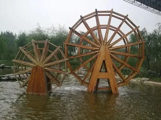 南京古镇景区流量密码 大型仿古水车网红打卡景观水车定制报价