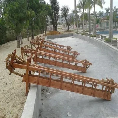 内江仿古水车景观水车厂家