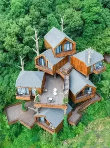 重庆仿古木结构民宿木屋定制多少钱？六角亭设计引领文旅融合新潮流