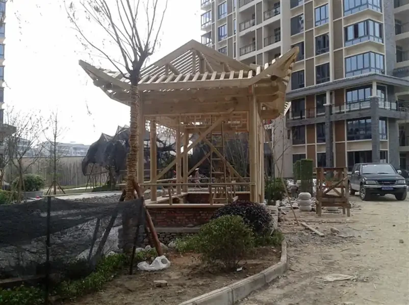 成都仿古凉亭古建长廊 景区公厂家