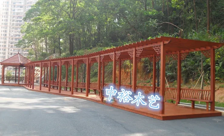 青岛中式古建入口门楼 景区小厂家