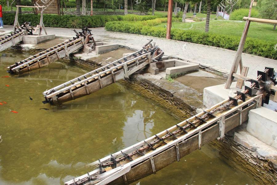 眉山仿古水车景观水车厂家