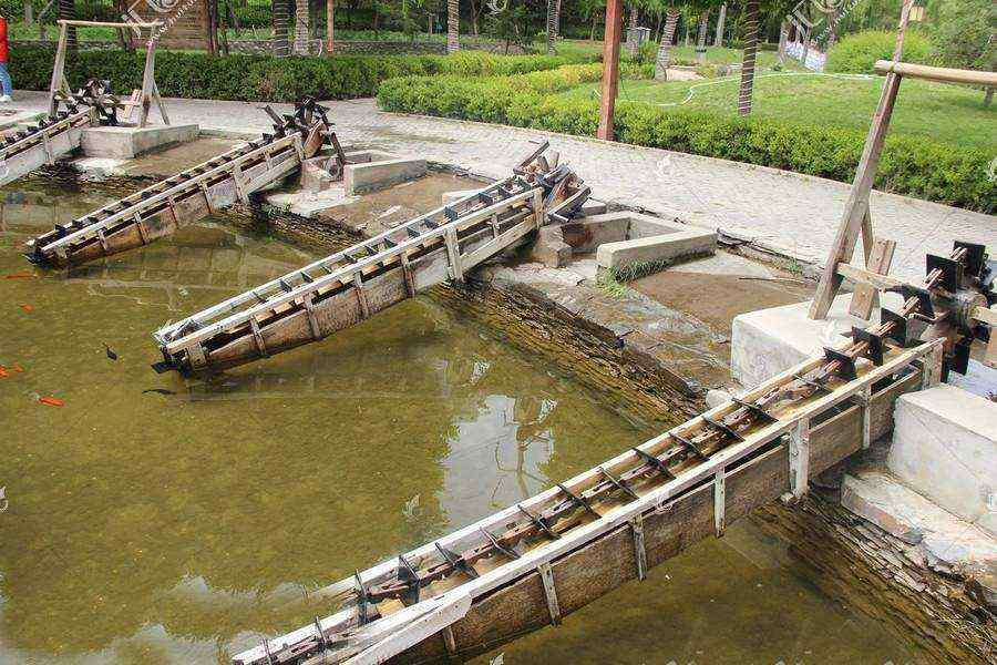 irrigation farming tools 2000-year Waterwheel Culture