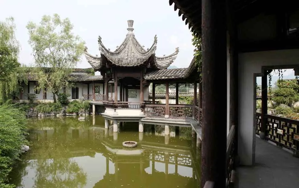 苏州园林仿古亭廊定制 48年非遗榫卯工艺 重庆工厂直发 实拍图