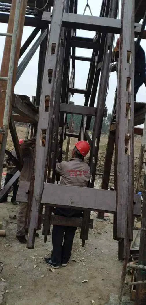 枣庄景区仿古水车定制:大型景观水车制作安装 重庆48年非遗榫卯工艺 实拍图