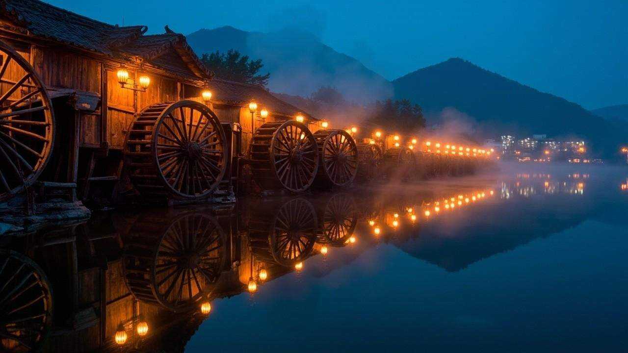 The Art -Crank Waterwheels in Modern China