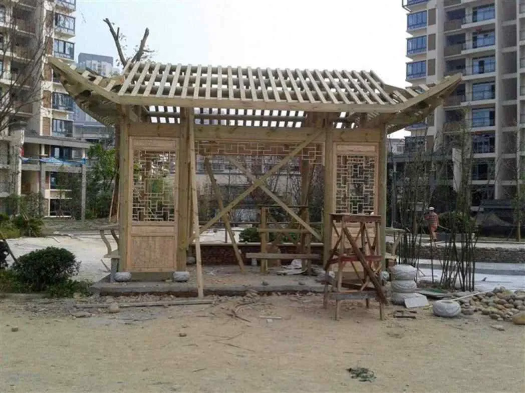 重庆博物馆专用八角亭设计：榫卯工艺打造传统文化教育空间
