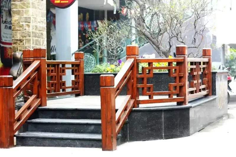 南京防腐木栏杆 南京厂家
