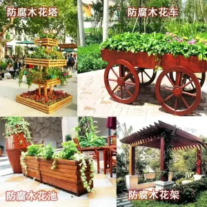 2026年西南地区防腐木景观小品新趋势：大型仿古水车设计引领户外空间升级