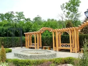 木制凉亭厂家中裕木艺- 古建亭廊定制厂家